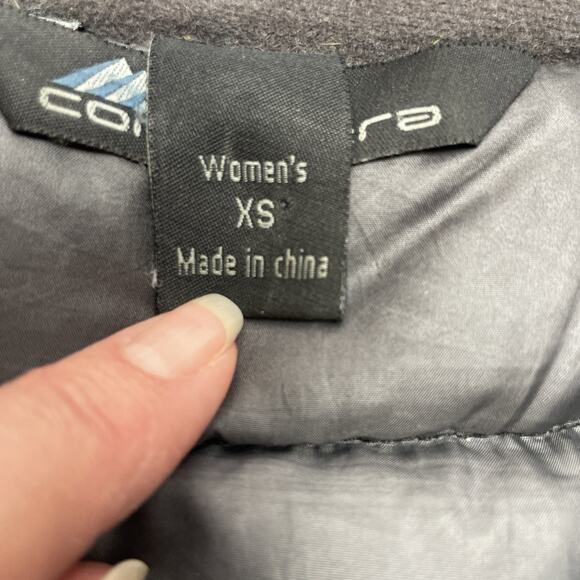 Cordillera Goose Down Vest Womens XS Black Full Zip Outdoor Adventure Puffer - Picture 4 of 8